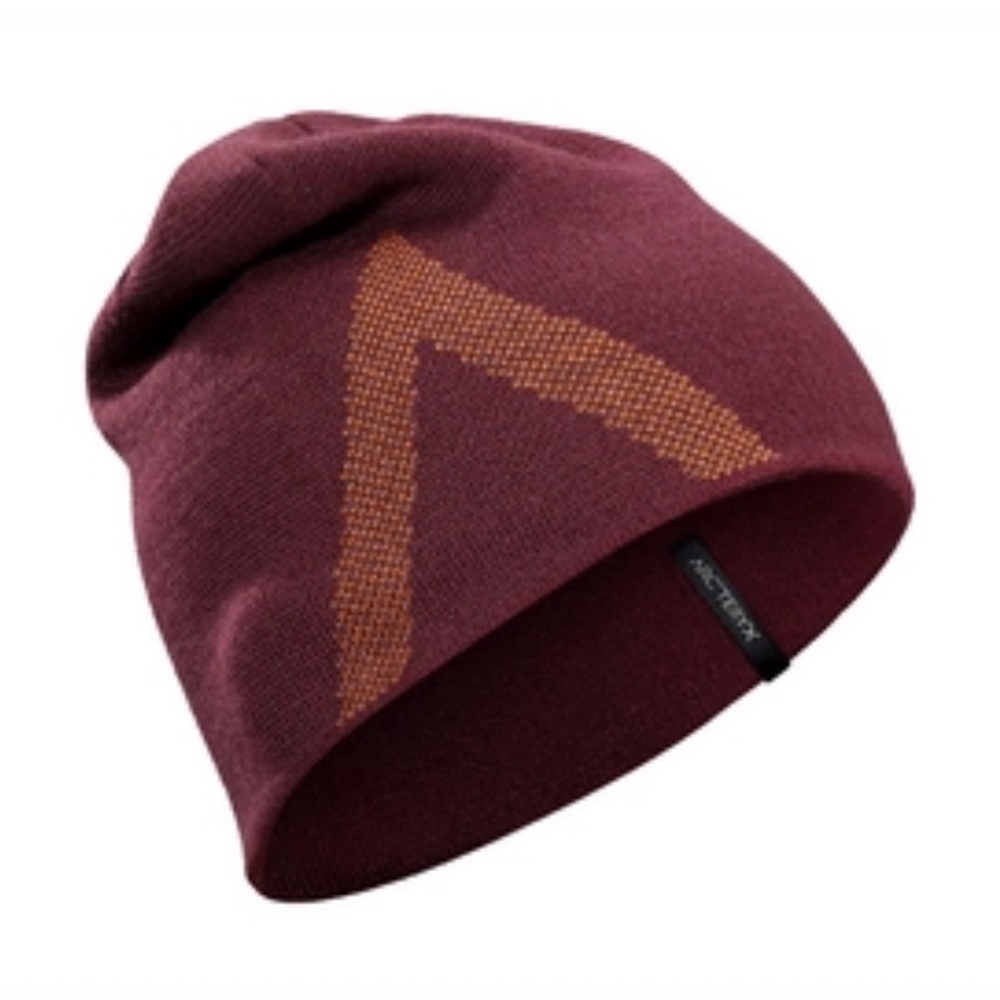 Arc’teryx Crest Toque Wool Blend Maroon One Size